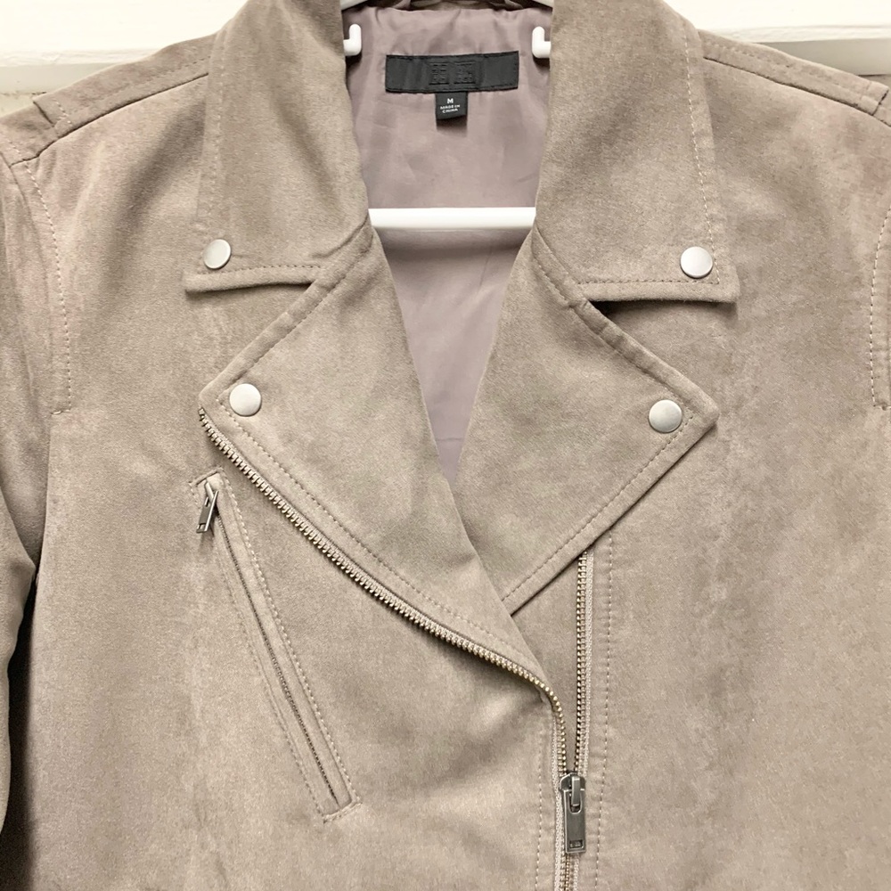 🍄3/$20 SzM Uniqlo Moto Jacket - Picture 4 of 7